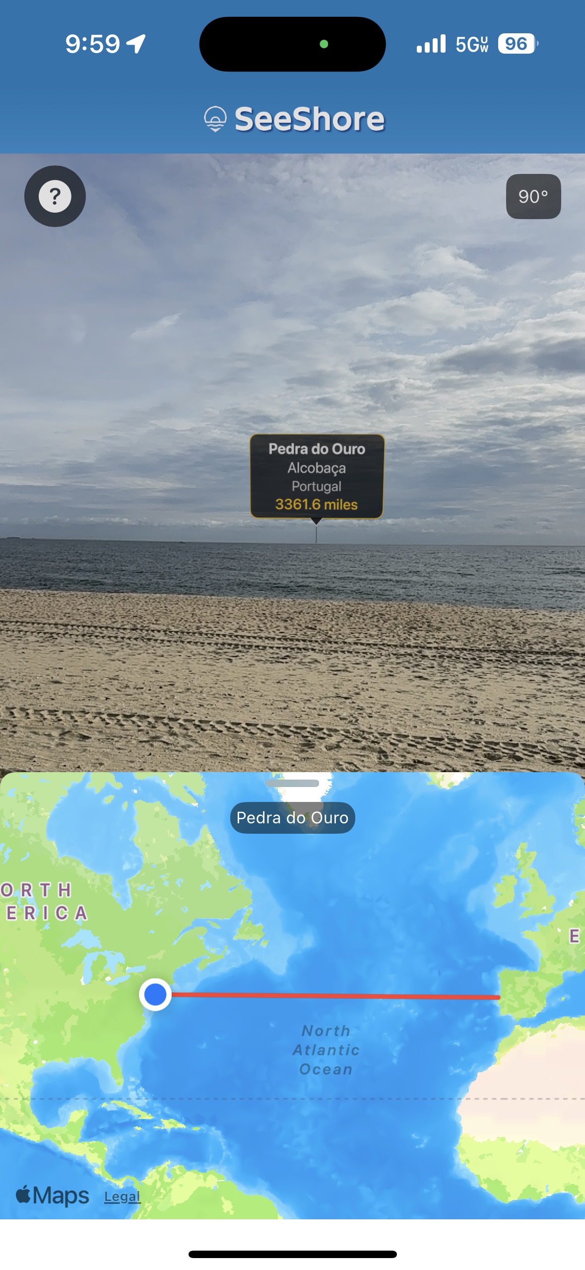 SeeShore app screenshot 2
